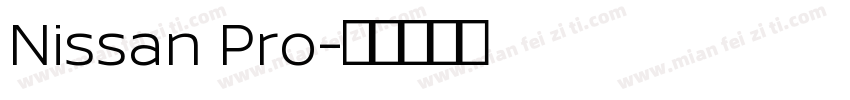 Nissan Pro字体转换